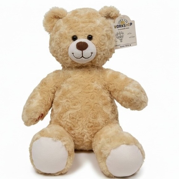 Build-A-Bear Workshop Other - Build-A-Bear Workshop Happy Hugs IV Teddy Bear Tan Swirl Plush New with Tags NWT